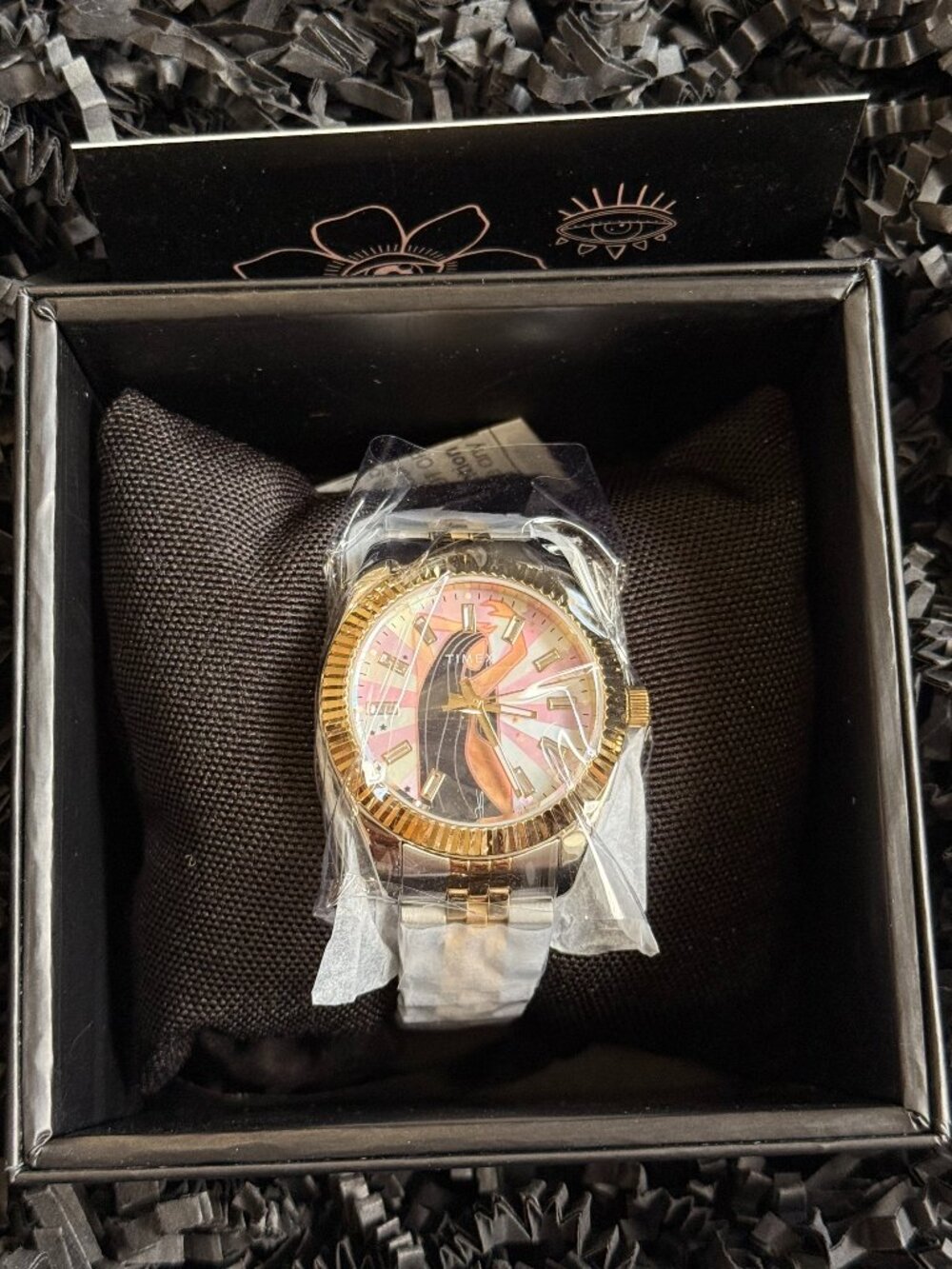 BNIB Timex x Jacquie Aiche Musings 36mm Watch Pink MOP - Brand New Unworn